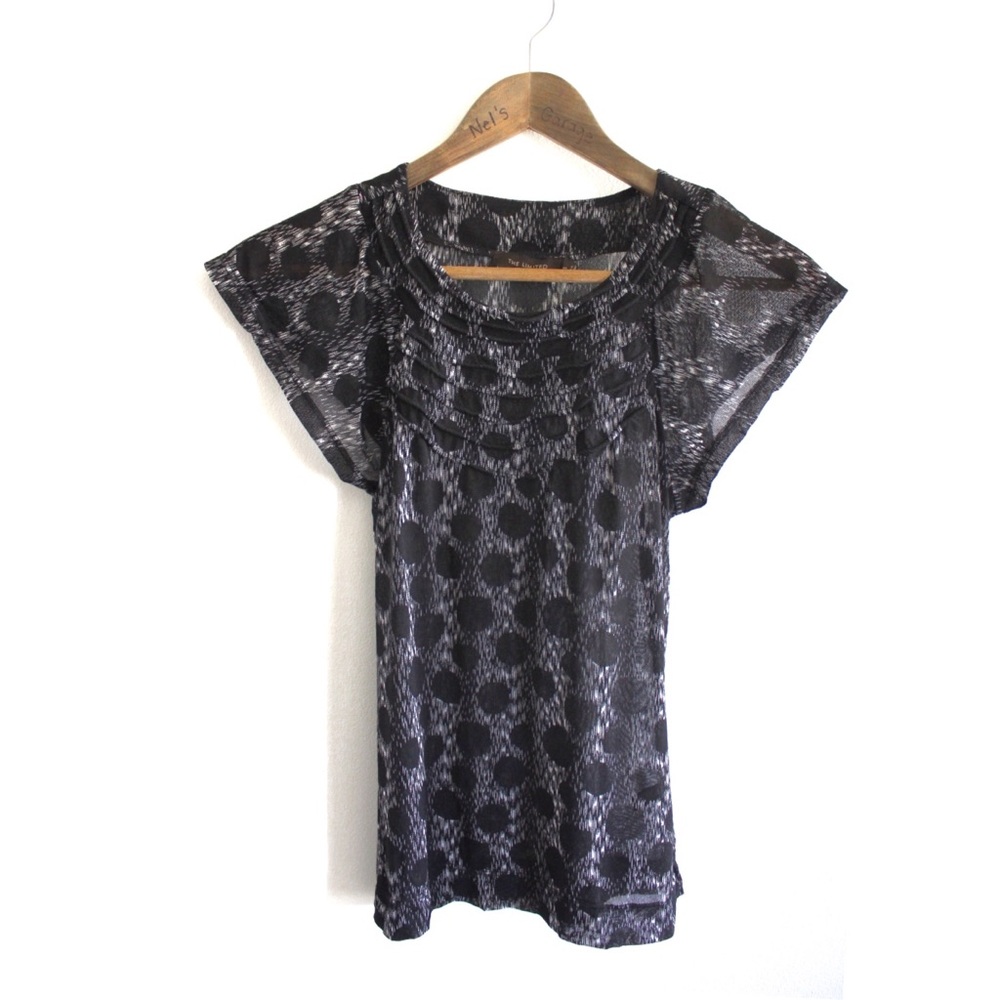 Limited Semi Sheer Dotted Top XS Preowned